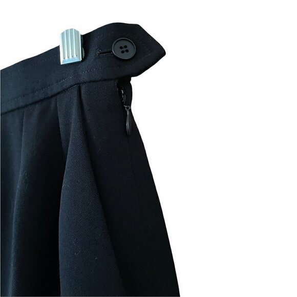 Yves St. Laurent Rive Gauche Vintage 100% Wool Pencil Skirt FR 42/US 8 - Picture 4 of 7